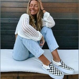 Vans Classic Slip On Checkered Sneakers
